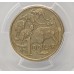 AUSTRALIA 2000 . ONE 1 DOLLAR COIN . ERROR . MULE . STRUCK ON TEN 10 CENTS